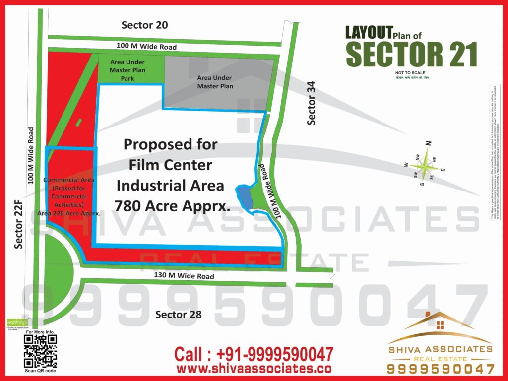Maps of residentials and industrials plots in Sector -21 greater noida and yamuna expressway