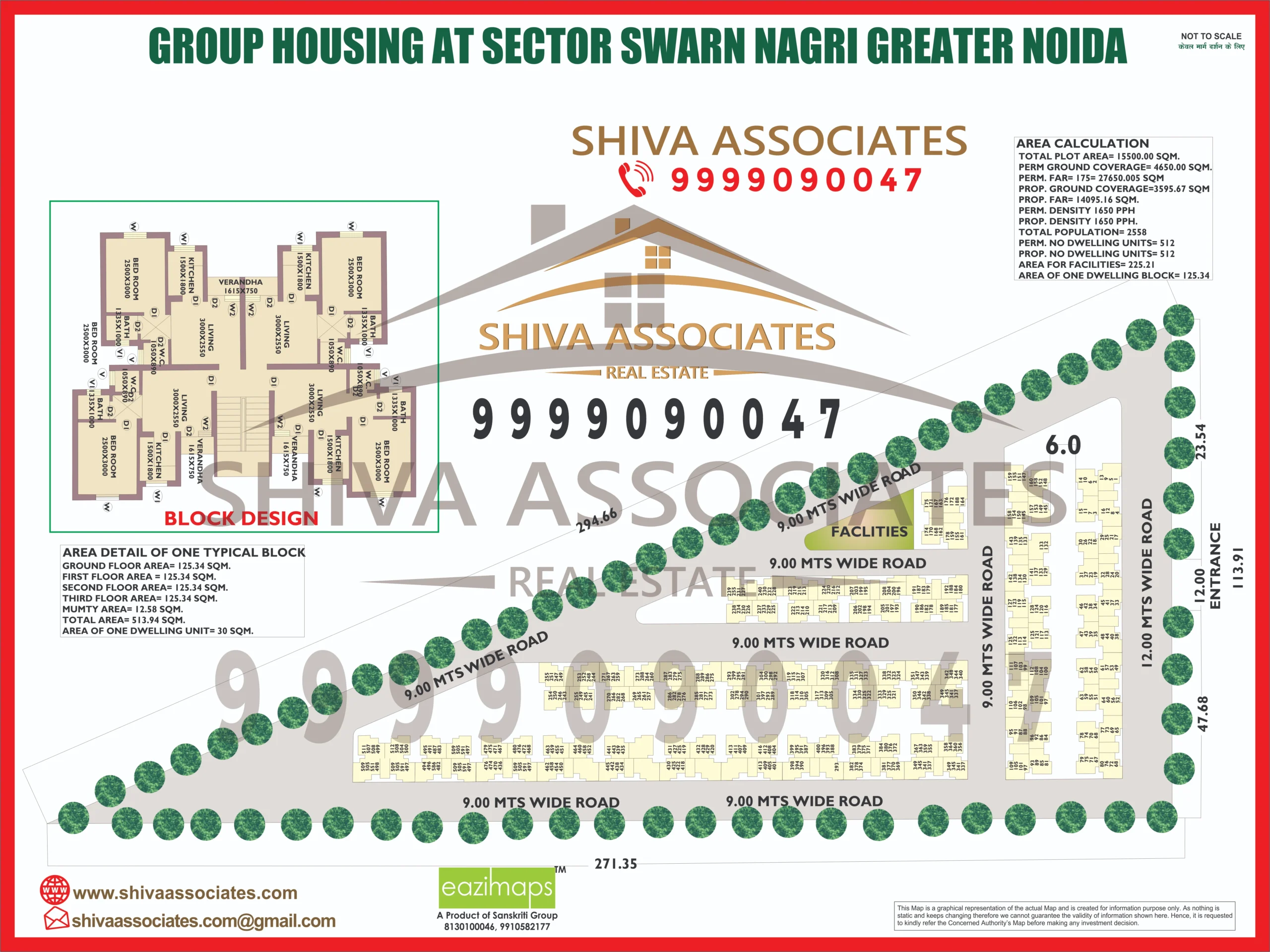 Map of Residentials and Industrials Plots in SWARN NAGRI Greater Noida