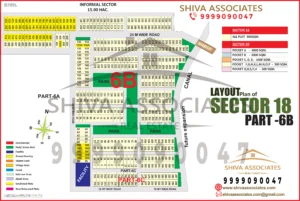 Maps of residentials and industrials plots in Sector -18 Yamuna Expressway