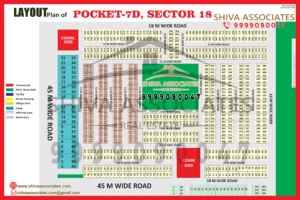 Maps of residentials and industrials plots in Sector -18 Pocket 7D Yamuna Expressway